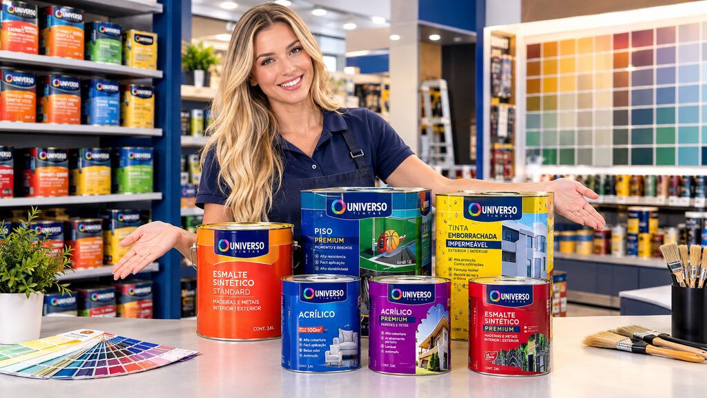 Tintas Universo em promoção